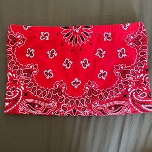 Bandana Tube Top
